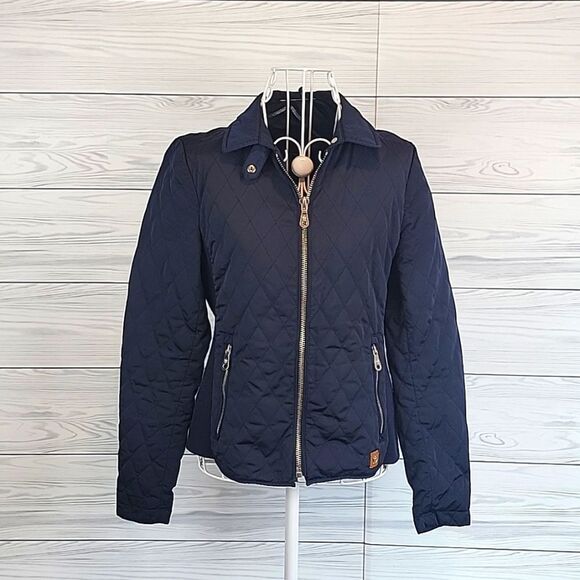 Massimo Dutti Jackets & Blazers - Massimo Dutti quilted jacket in navy blue Women's Size M
